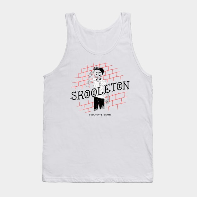 Skooleton Tank Top by Aguvagu